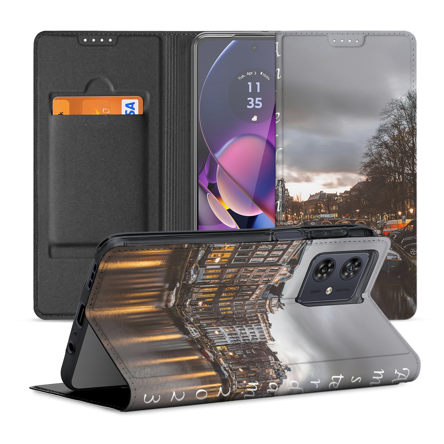 Stand Case Hoesje Maken voor de Motorola Moto G54