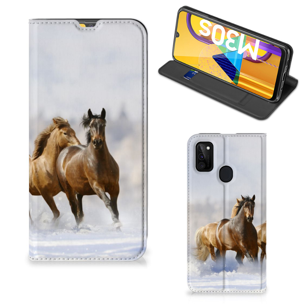 Samsung Galaxy M30s | M21 Hoesje maken Paarden - B2C Telecom