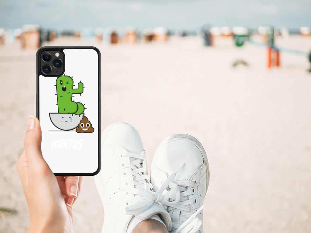 Apple iPhone 11 Pro Max Bumper Hoesje Cactus Poo B2C Telecom