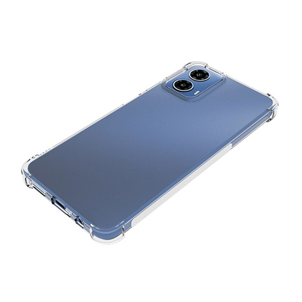 Anti-shock Back Cover voor de Motorola Moto G34 Transparant