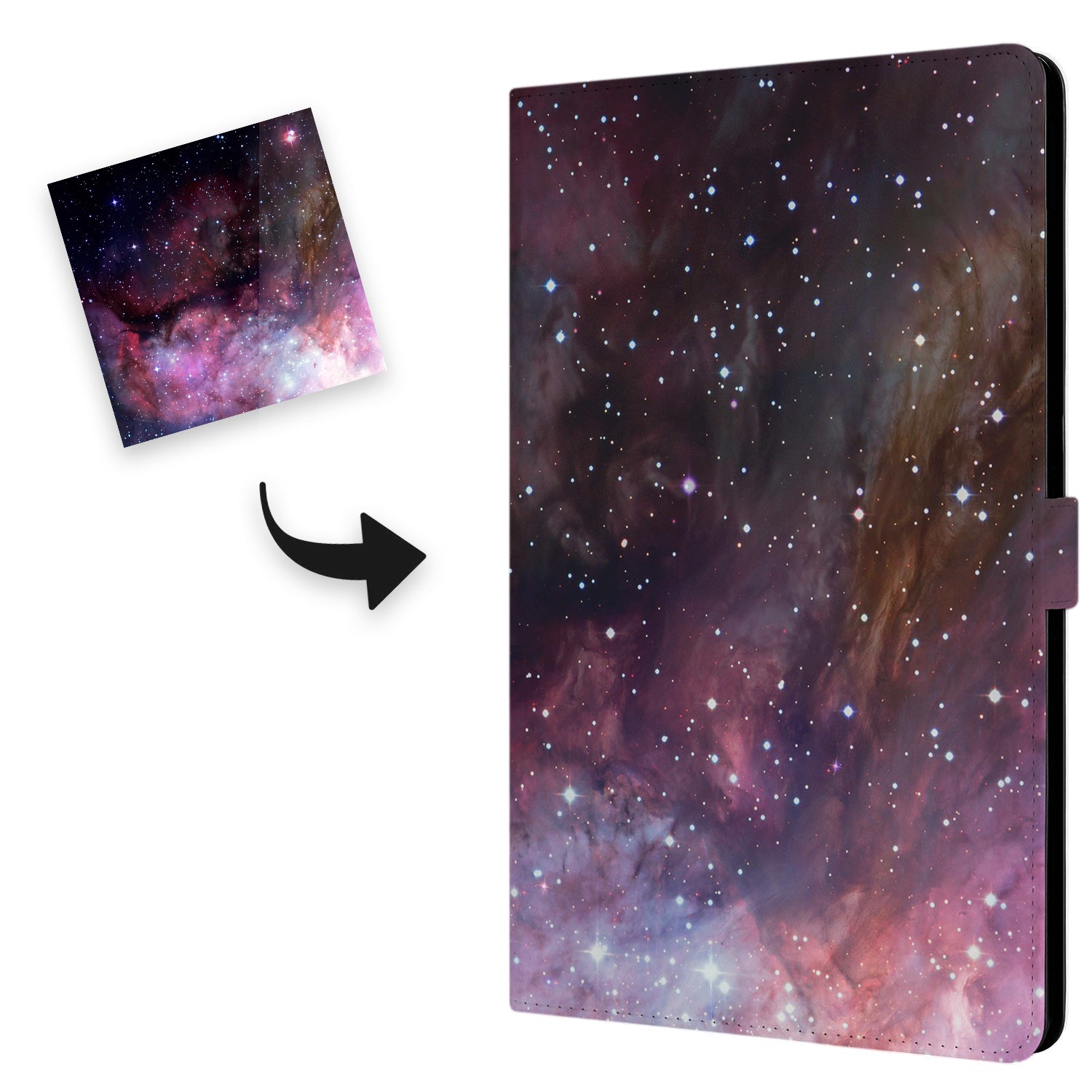 Uniek Nokia T20 Tablethoesje met Stand - Galaxy Design | B2C Telecom