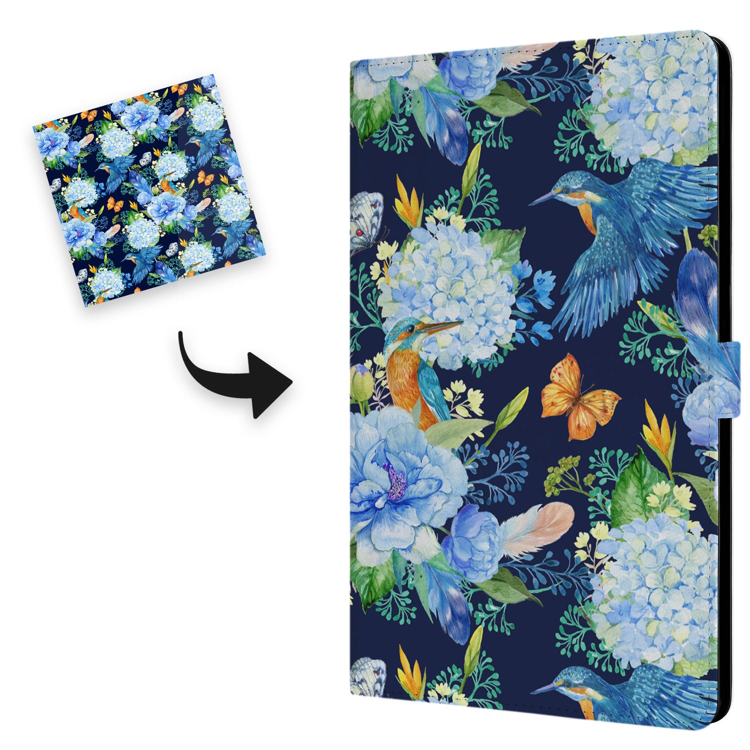 Uniek Nokia T20 Tablethoesje met Stand - IJsvogel Design | B2C Telecom