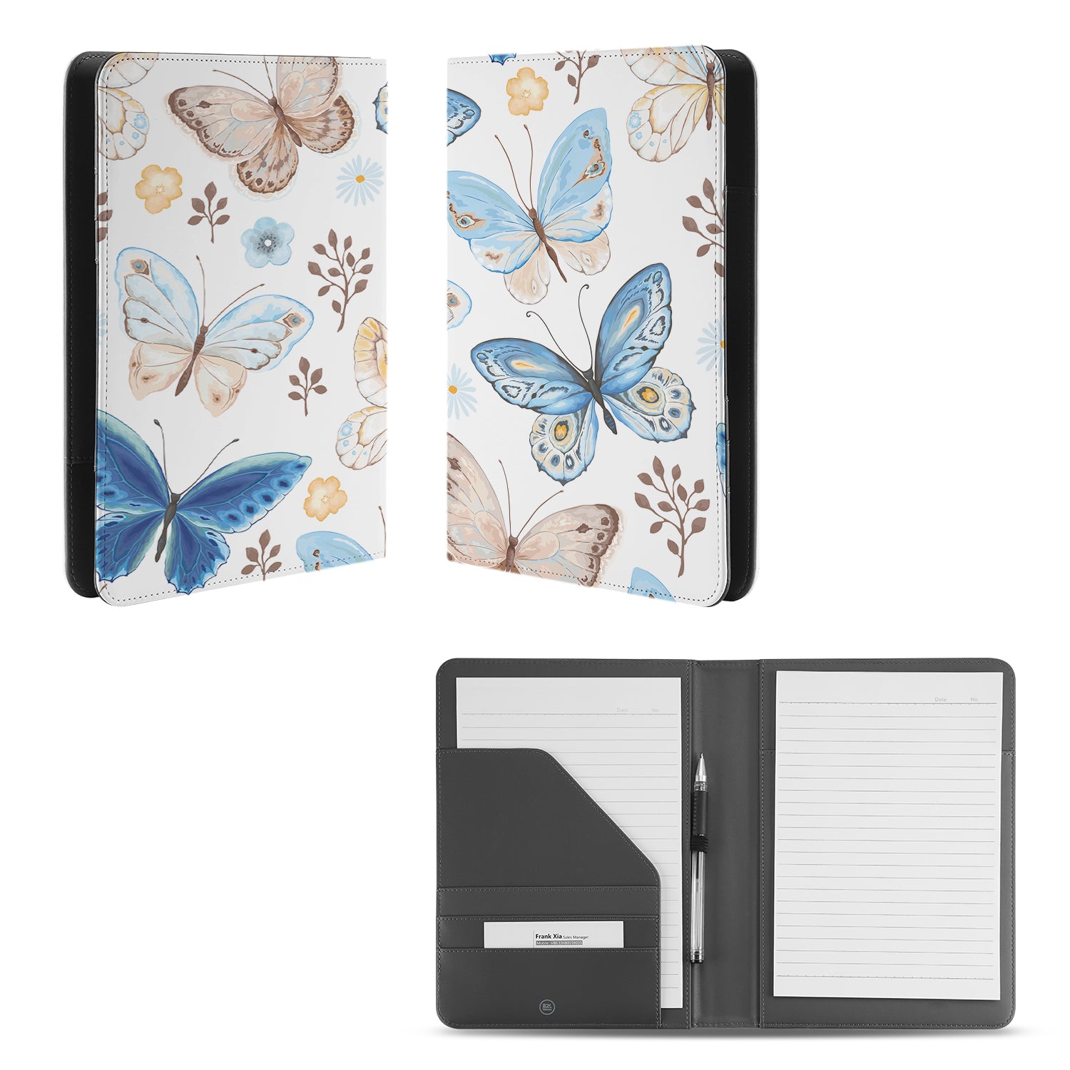 Unieke A5 Map | A5 Schrijfmap - B2C Telecom | Vlinders Design