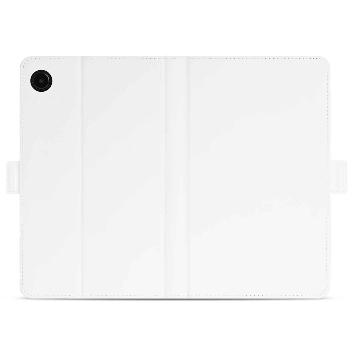 Book Cover Case Samsung Galaxy Tab A9 Wit met Standaardfunctie