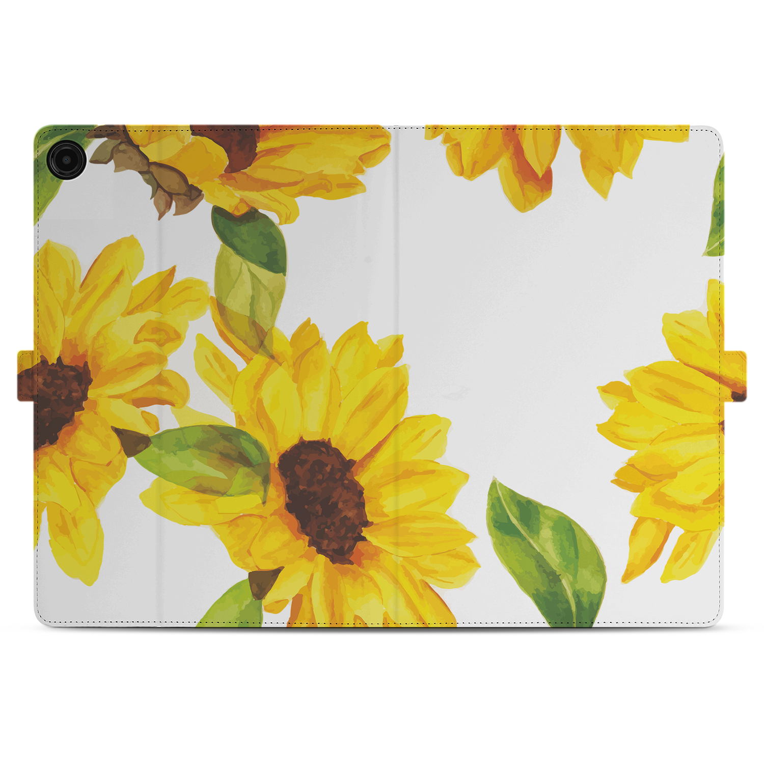 Uniek Samsung Galaxy Tab A9 Plus Tablethoesje Zonnebloemen Design | B2C Telecom
