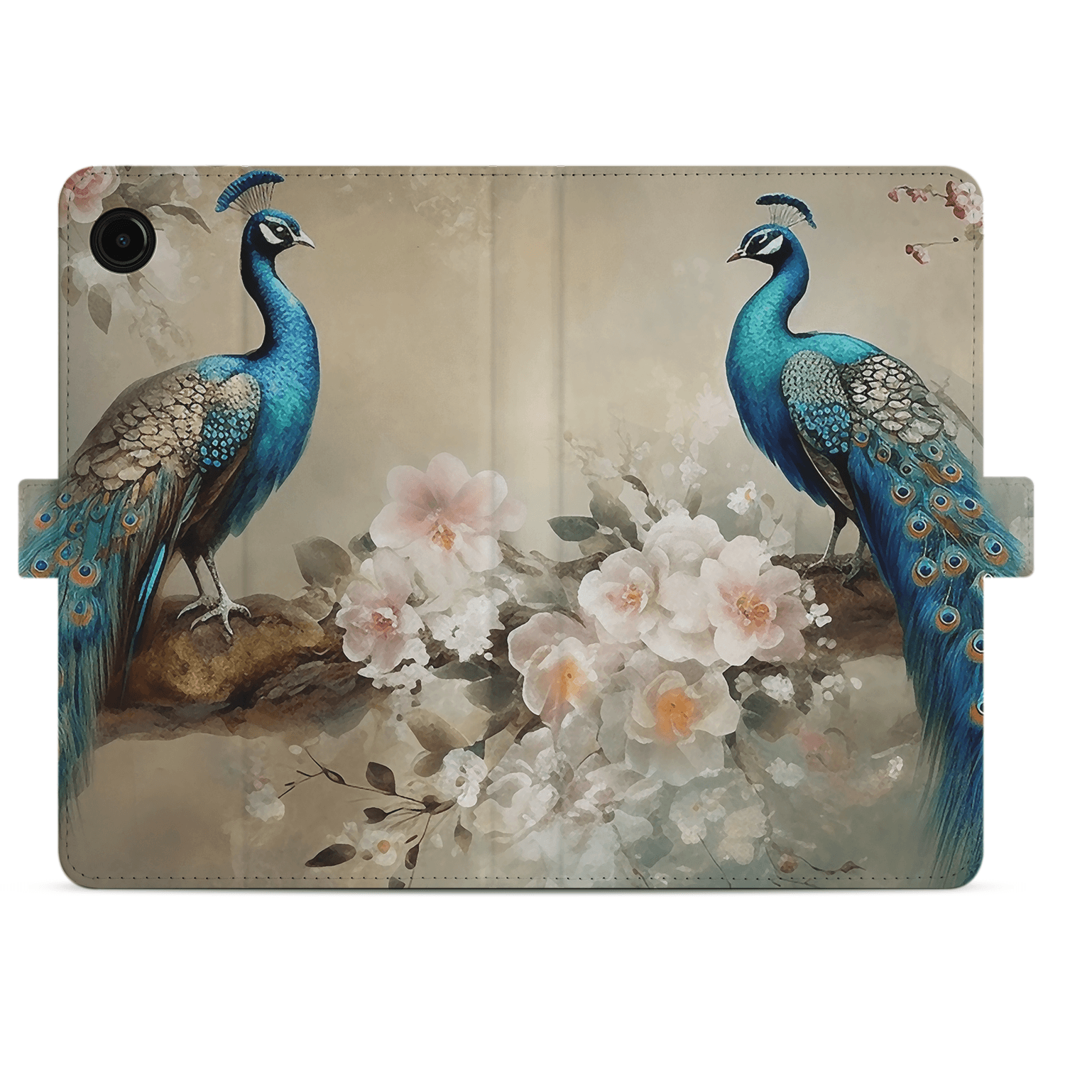Uniek Samsung Galaxy Tab A9 Tablethoesje Vintage Pauw Design | B2C Telecom