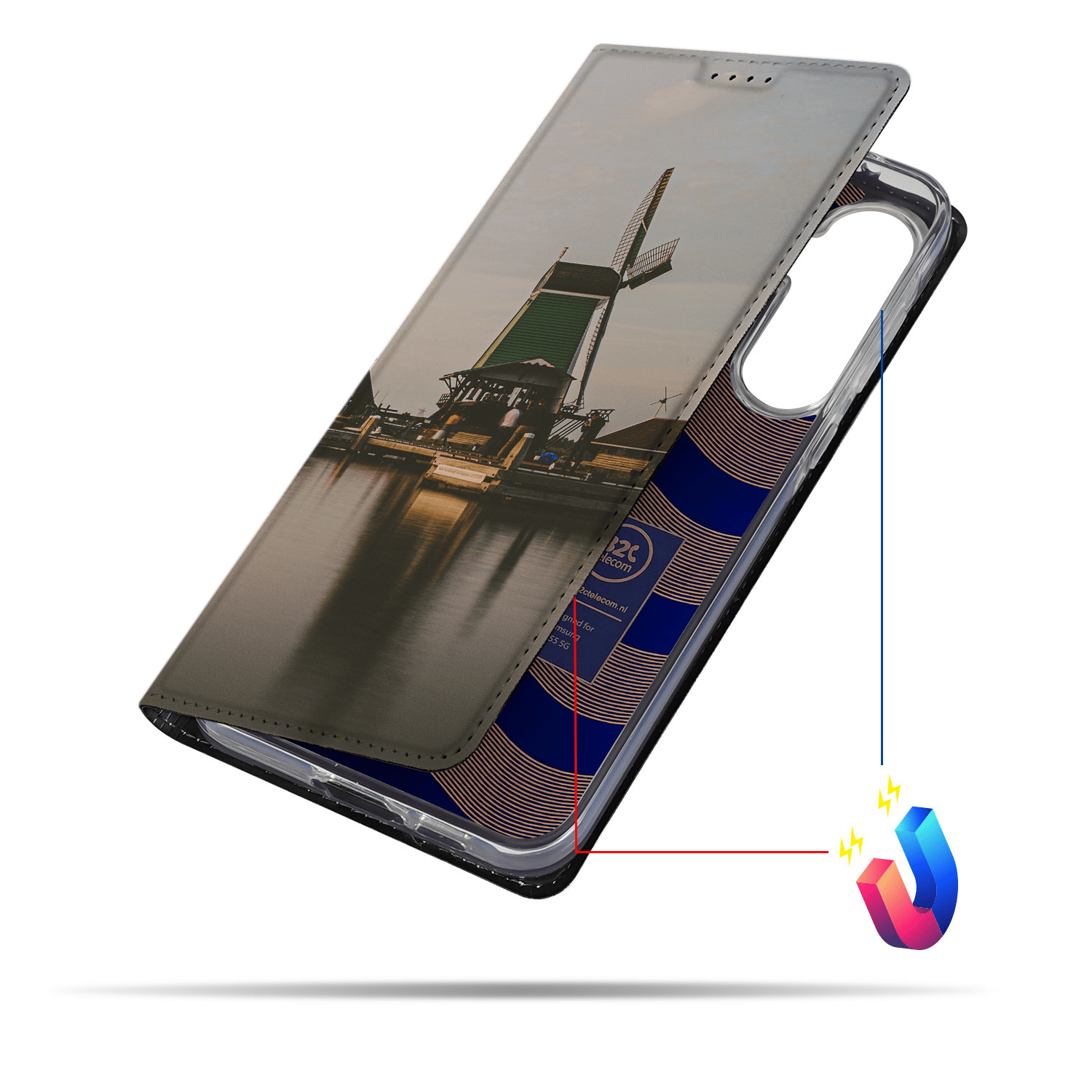 Stand Case Hoesje Maken voor de Samsung Galaxy A55