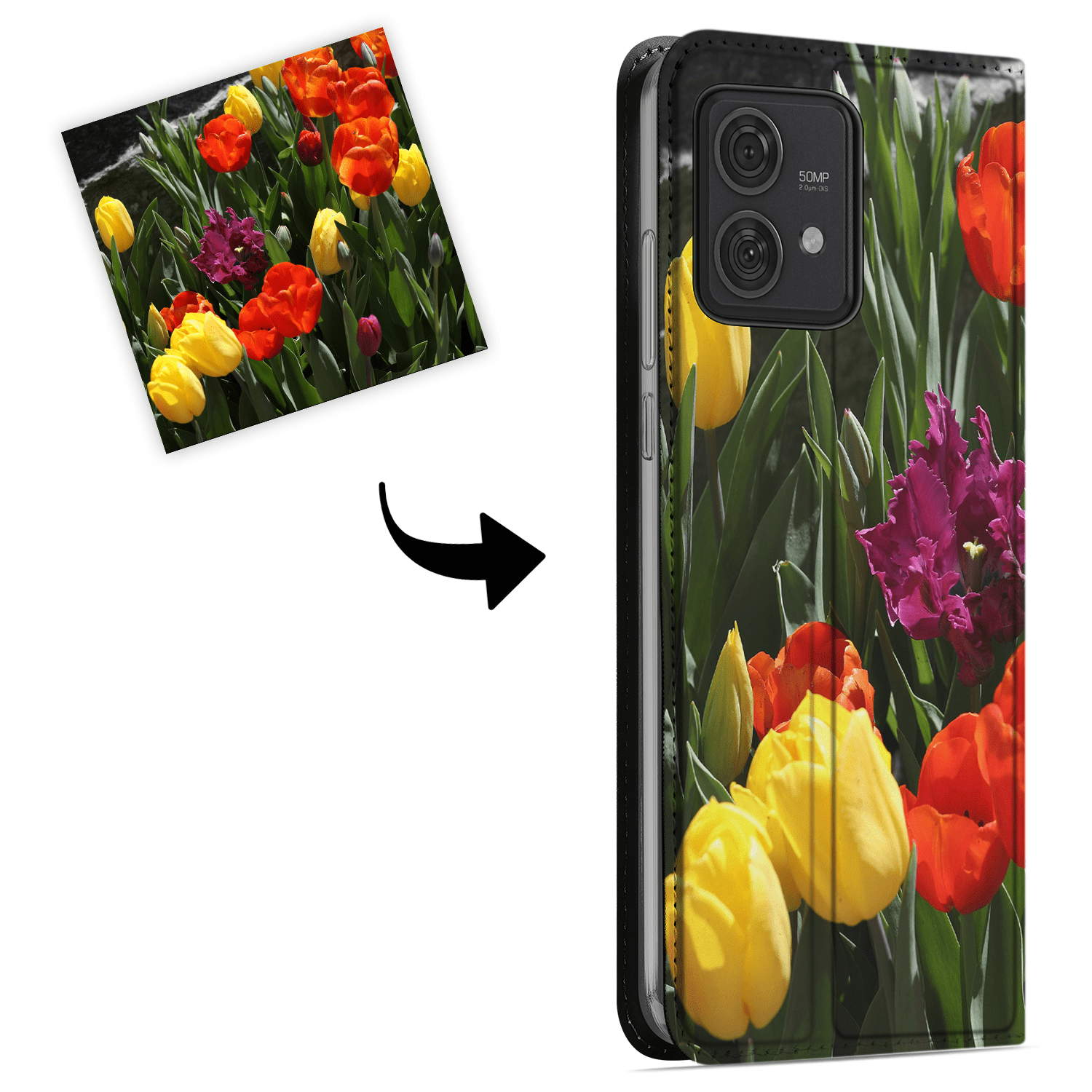 Stand Case Hoesje Maken voor de Motorola Edge 40 Neo