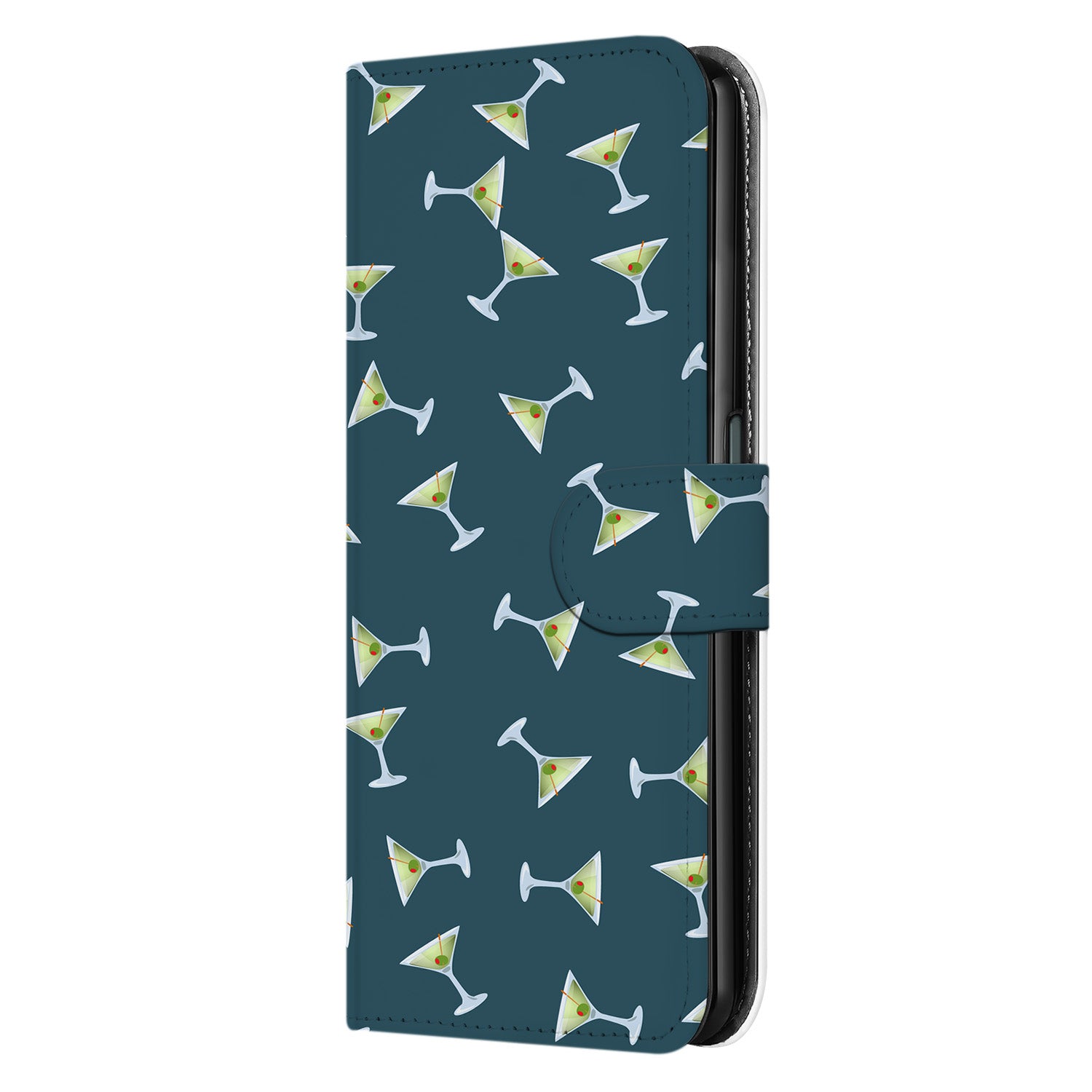 Book Case Hoesje Maken voor de OnePlus Nord CE 3 met martini glas patroon