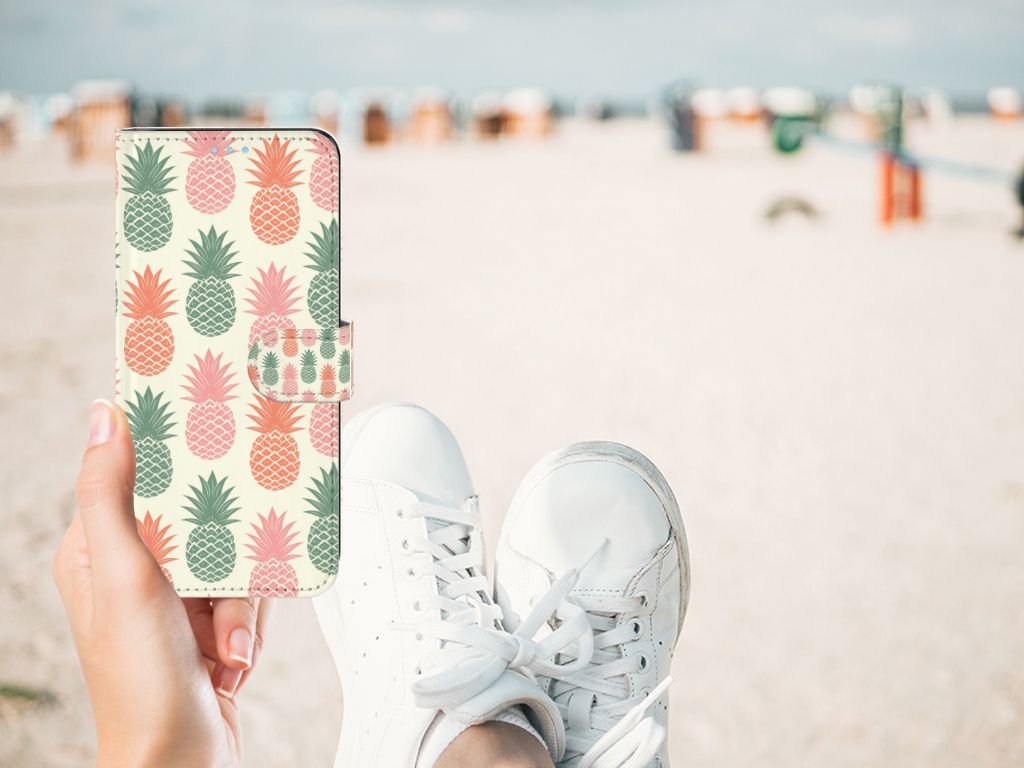 OPPO A74 4G Book Cover Ananas