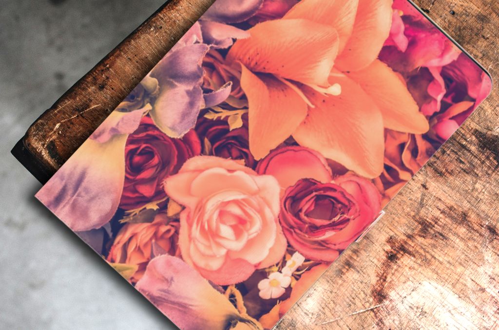 Samsung Galaxy Tab S7 FE | S7+ | S8+ Tablet Cover Bosje Bloemen