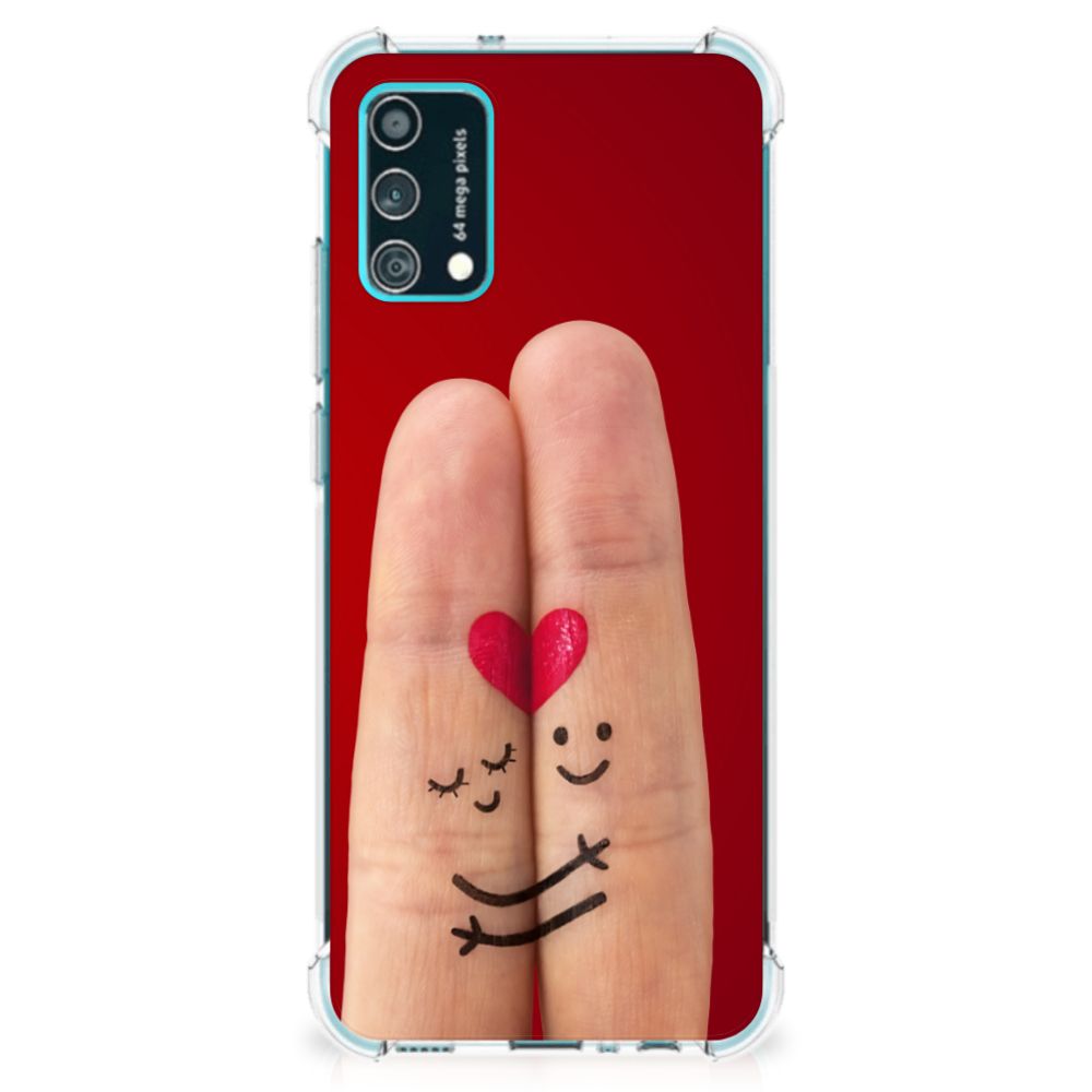 Samsung Galaxy M02s | A02s Anti Shock Bumper Case Liefde - Origineel Romantisch Cadeau B2C Telecom