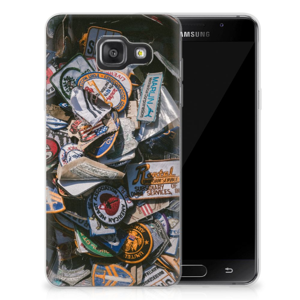 Samsung Galaxy A3 2016 Siliconen Hoesje met foto Badges