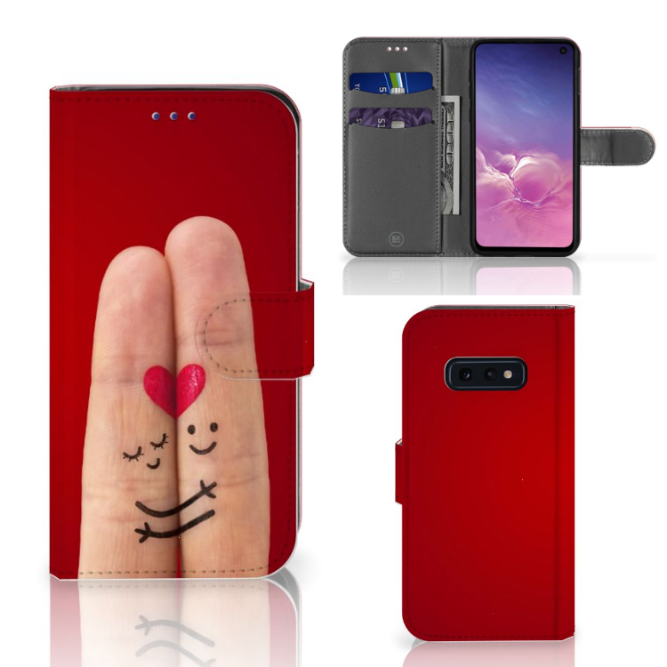 Samsung Galaxy S10e Wallet Case met Pasjes Liefde - Origineel Romantisch Cadeau