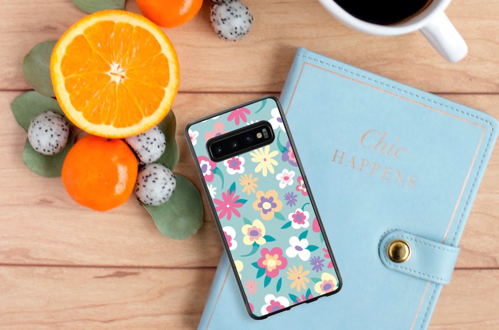 Samsung Galaxy S10+ Skin Case Flower Power B2C Telecom