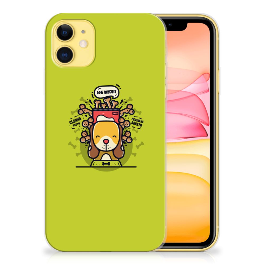 Apple iPhone 11 Telefoonhoesje met Naam Doggy Biscuit