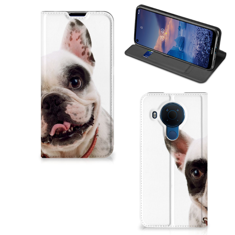Nokia 5.4 Hoesje maken Franse Bulldog - B2C Telecom