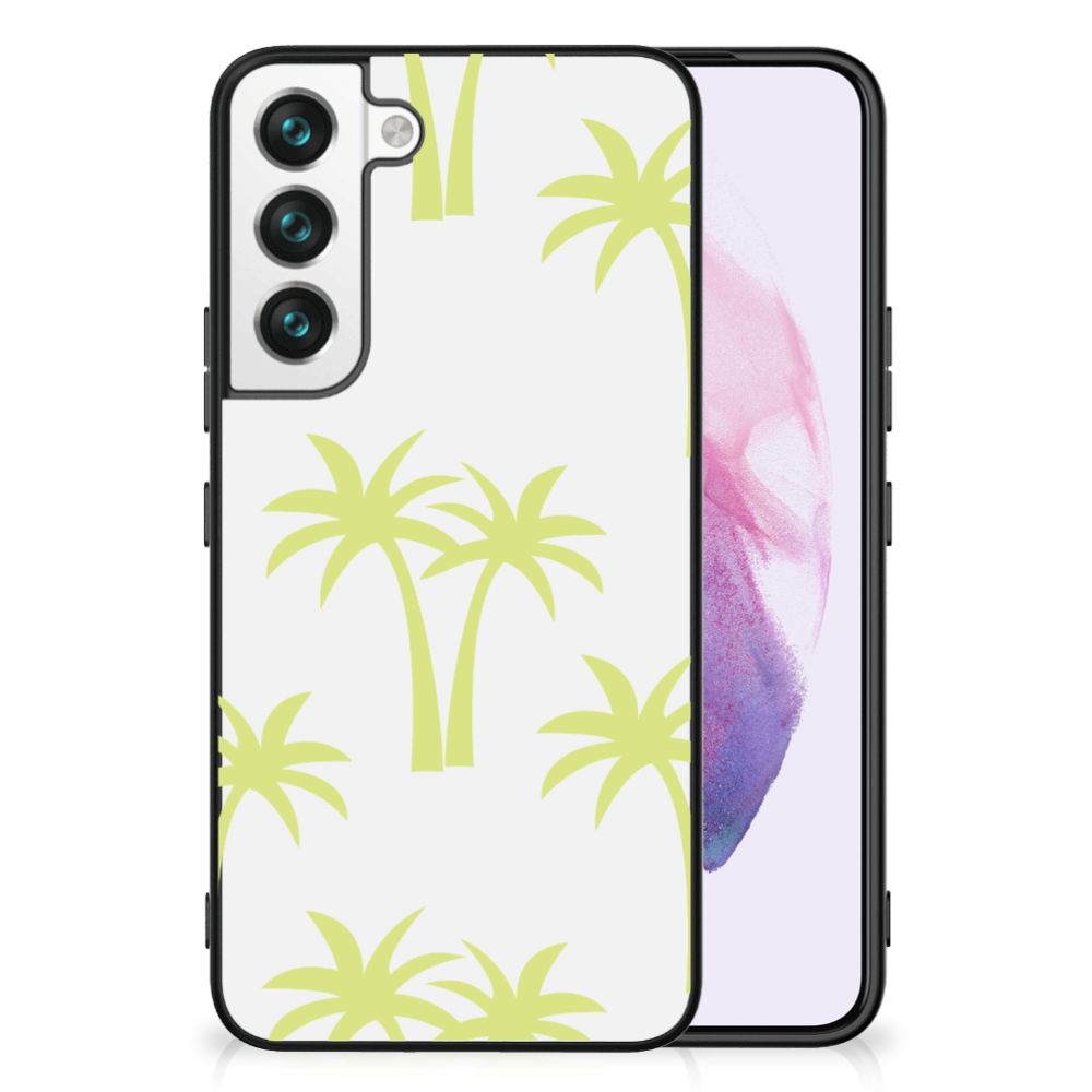 Samsung Galaxy S22 Bloemen Hoesje Palmtrees