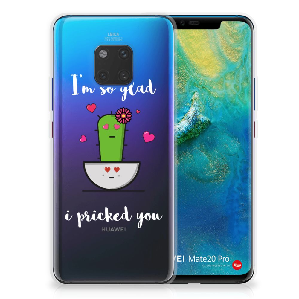Huawei Mate 20 Pro Telefoonhoesje met Naam Cactus Glad