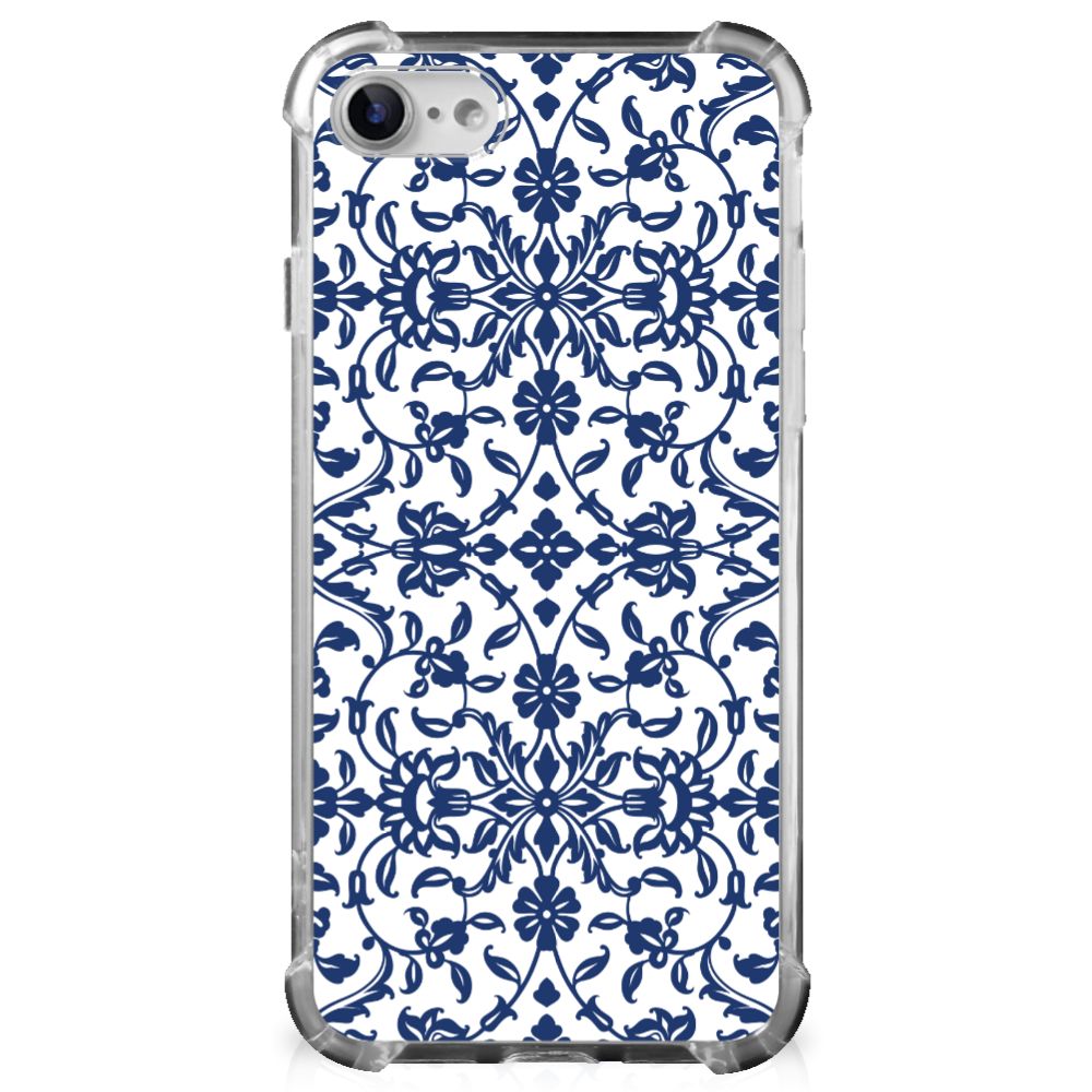 iPhone SE 2022/2020 | iPhone 8/7 Case Flower Blue
