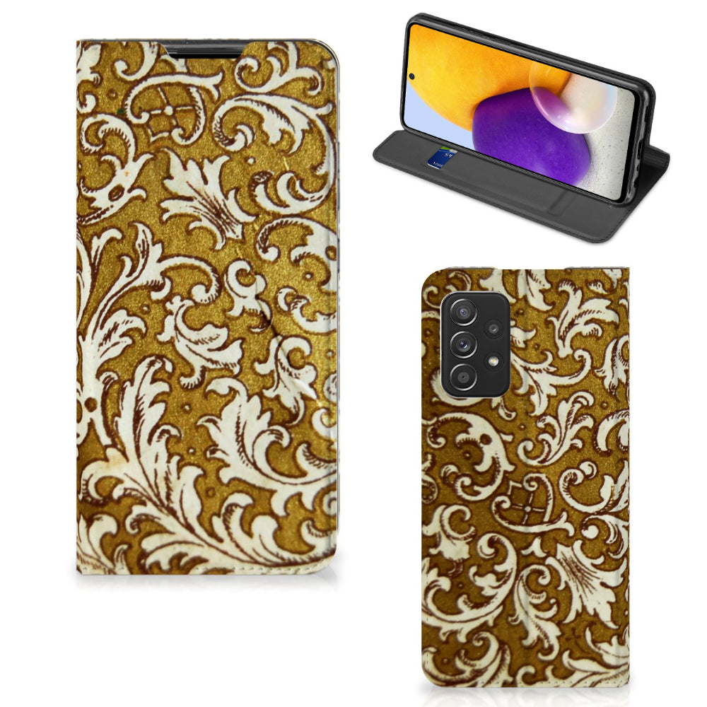 Telefoon Hoesje Samsung Galaxy A72 (5G/4G) Barok Goud