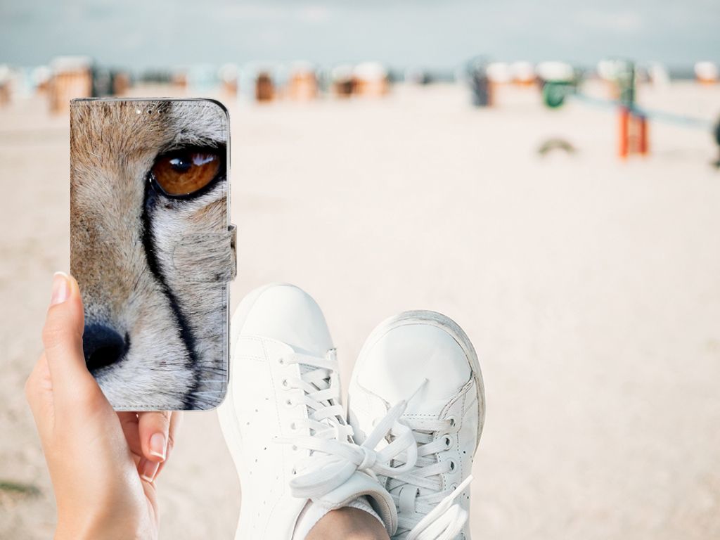 Motorola Moto G7 | G7 Plus Telefoonhoesje met Pasjes Cheetah