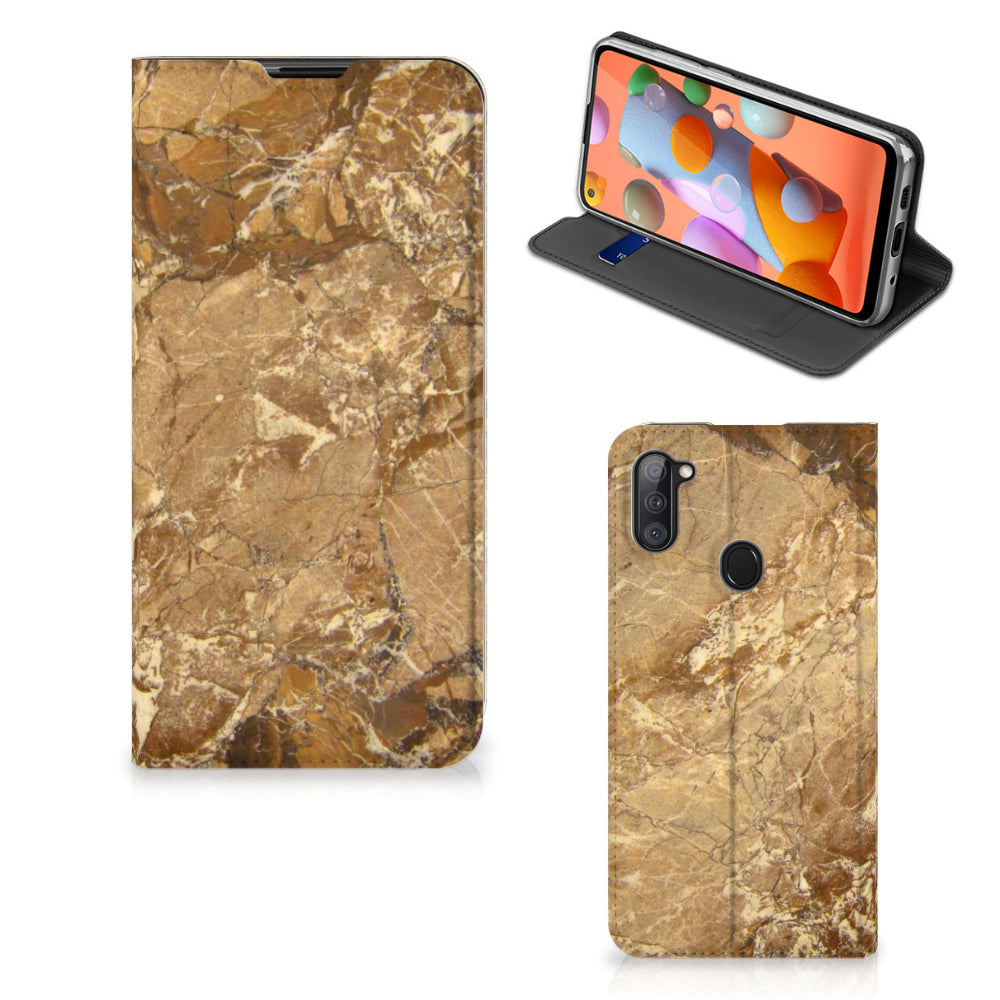 Samsung Galaxy M11 | A11 Standcase Marmer Creme