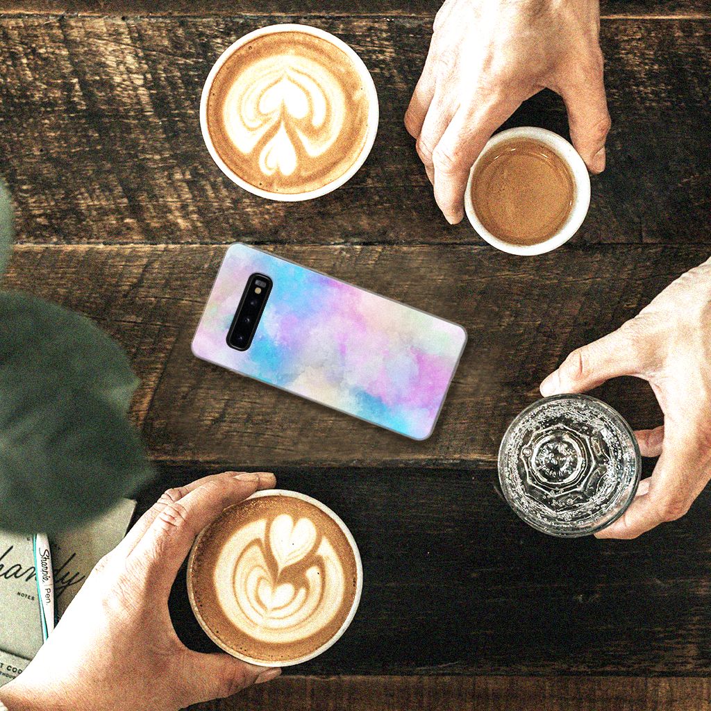 Hoesje maken Samsung Galaxy S10 Watercolor Light
