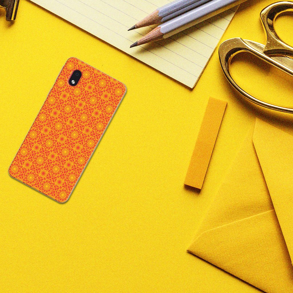 Samsung Galaxy A01 Core TPU bumper Batik Oranje B2C Telecom