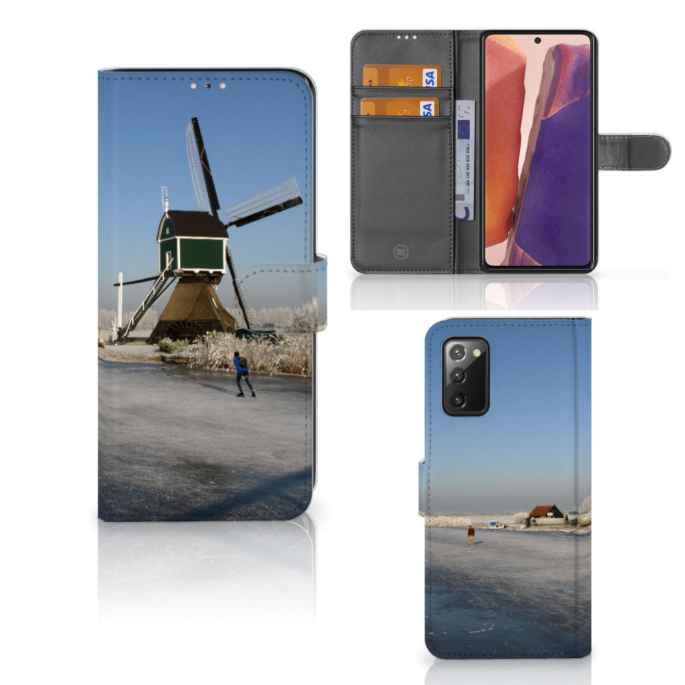Samsung Galaxy Note 20 Flip Cover Schaatsers