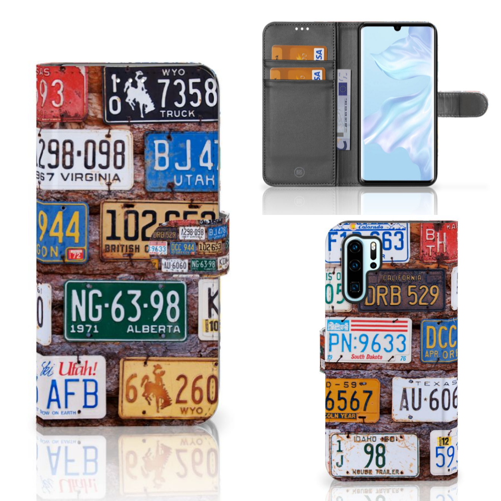 Huawei P30 Pro Telefoonhoesje met foto Kentekenplaten