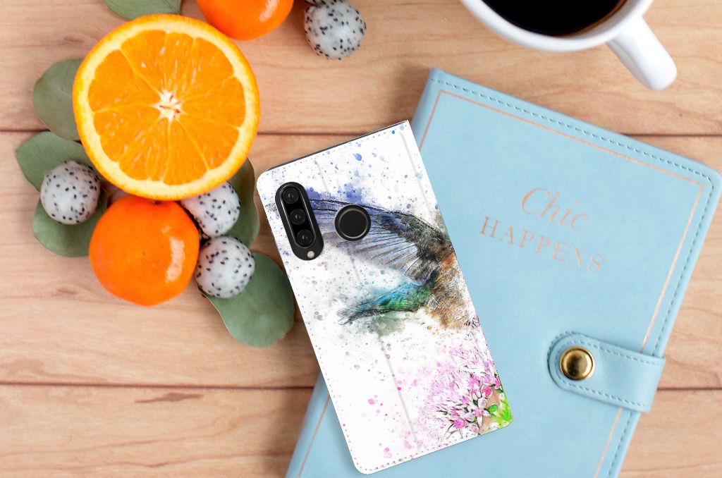 Bookcase Huawei P30 Lite New Edition Vogel