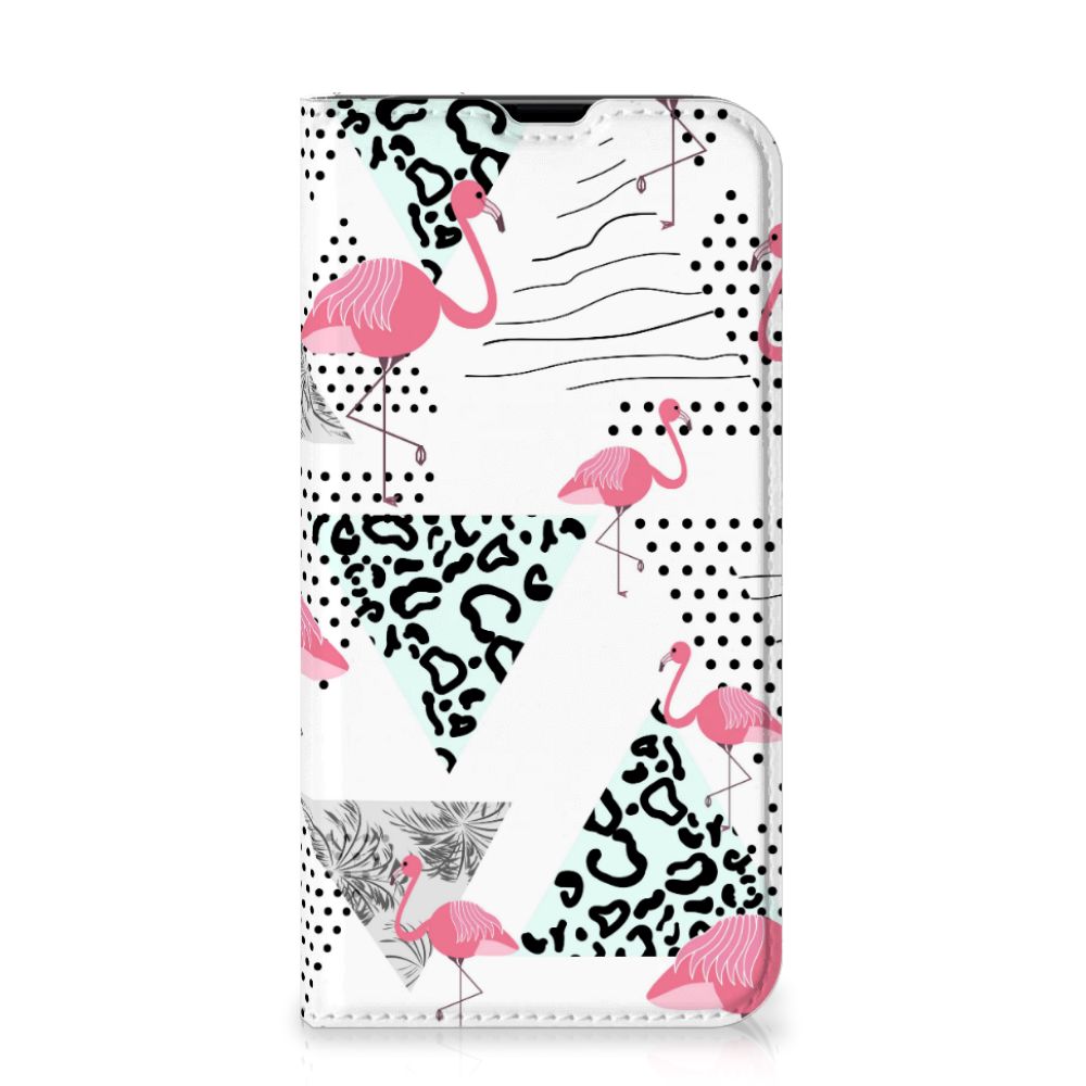 iPhone 13 Pro Hoesje maken Flamingo Triangle - B2C Telecom