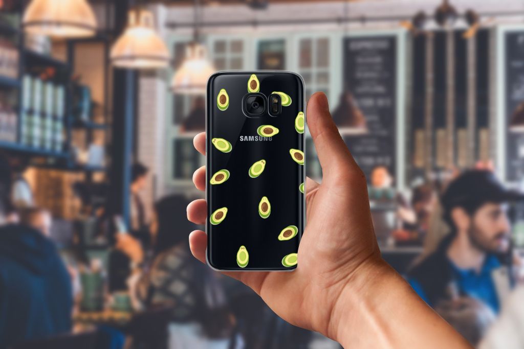 Samsung Galaxy S7 Siliconen Case Avocado