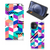 iPhone 12 Mini Stand Case Blokken Kleurrijk - B2C Telecom