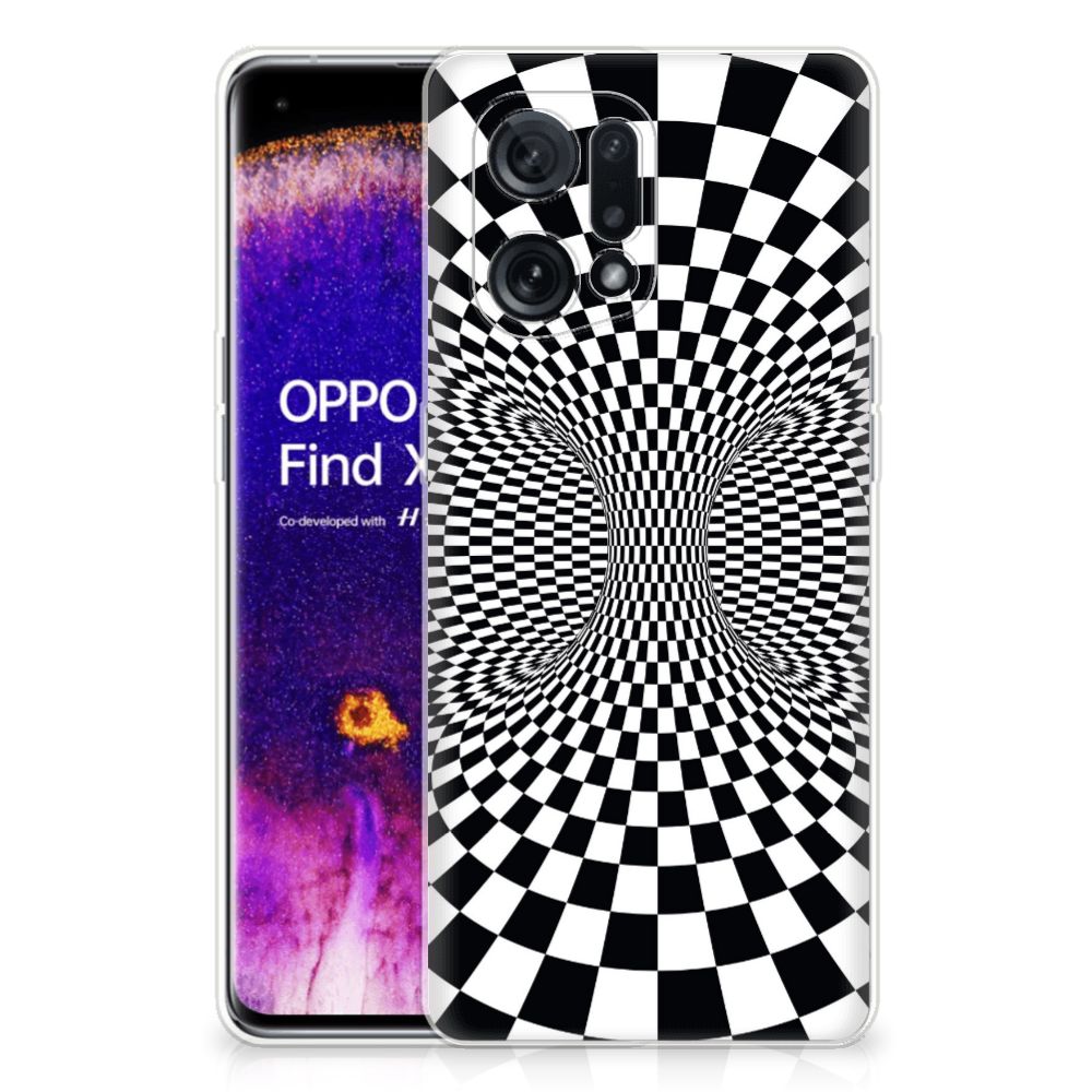 OPPO Find X5 TPU Hoesje Illusie