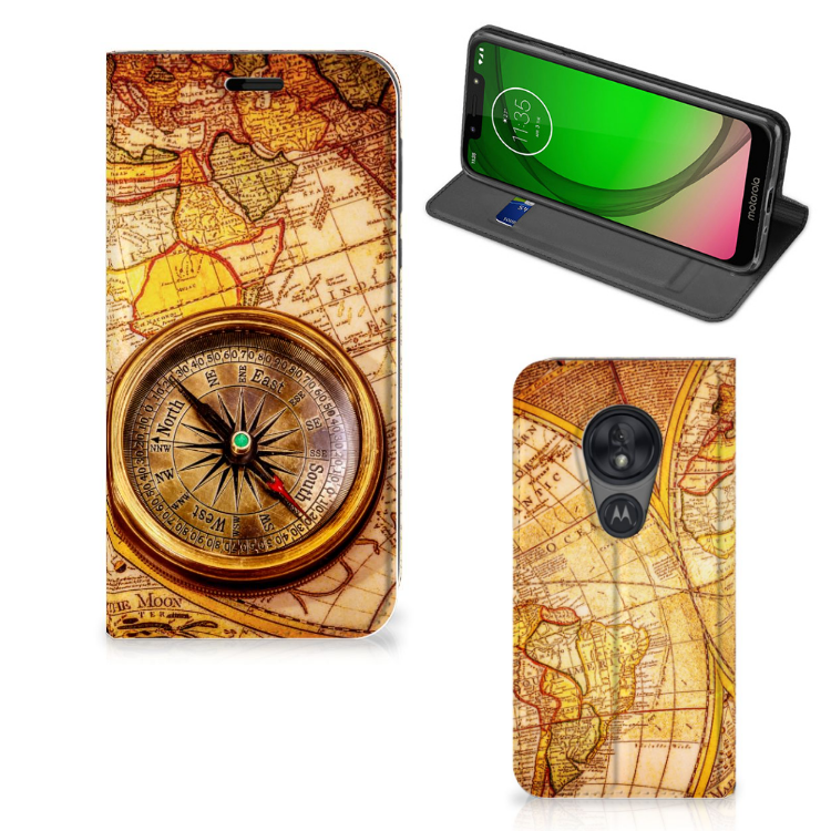Motorola Moto G7 Play Book Cover Kompas - B2C Telecom