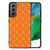 Samsung Galaxy S21FE Back Case Batik Oranje