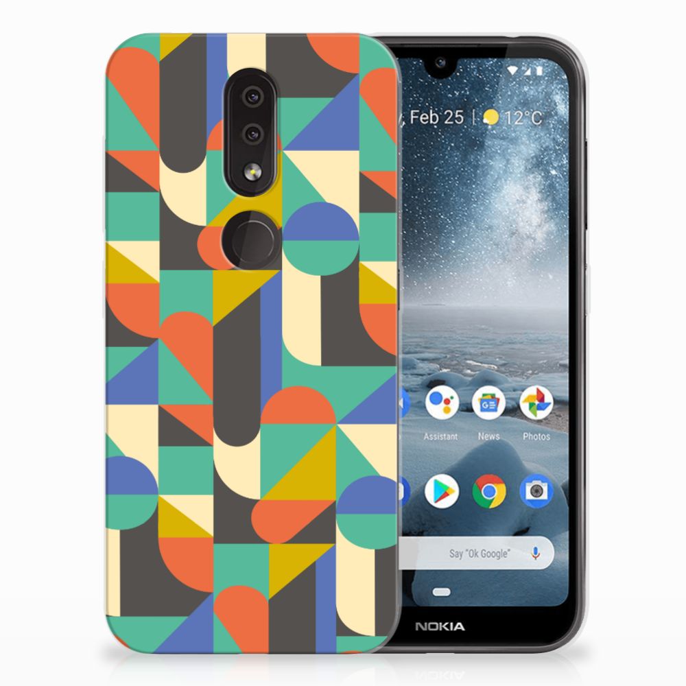 Nokia 4.2 TPU bumper Funky Retro