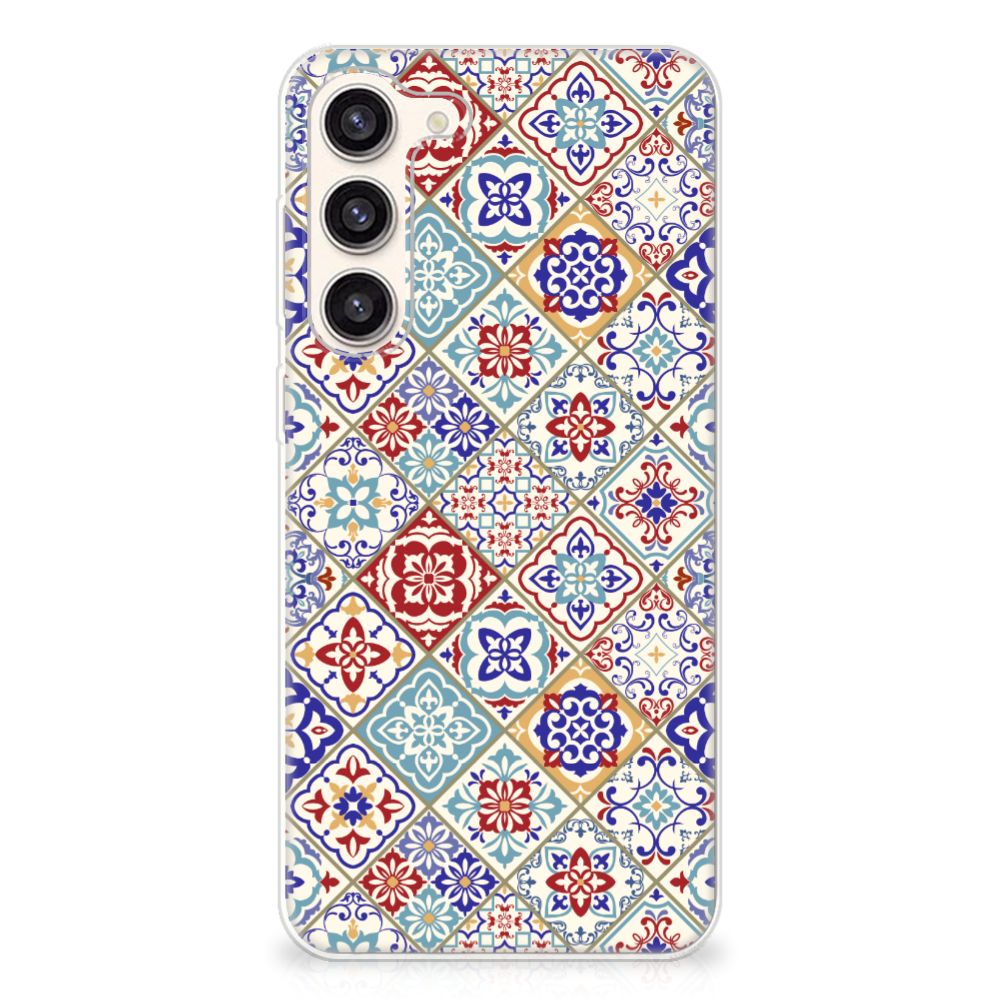 Samsung Galaxy S23 Plus TPU Siliconen Hoesje Tiles Color B2C Telecom