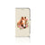 Telefoonhoesje met Pasjes voor Apple iPhone 14 Paard met een schattig paard-design omringd door bloemen.