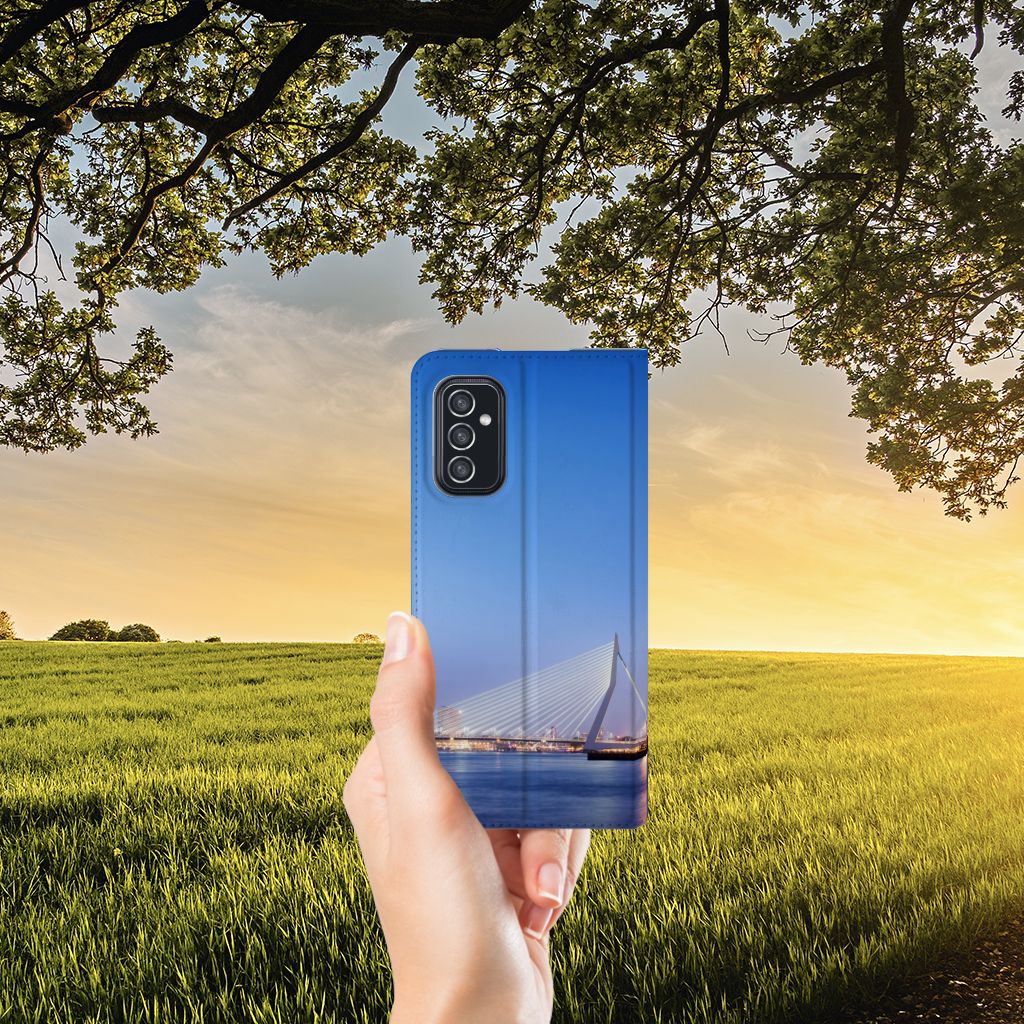Samsung Galaxy M52 Book Cover Rotterdam - B2C Telecom