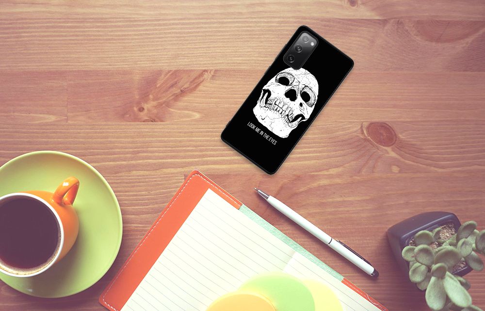 Telefoonhoesje Samsung Galaxy S20 FE Skull Eyes B2C Telecom