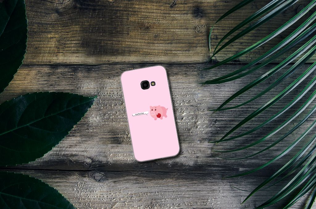 Samsung Galaxy Xcover 4 | Xcover 4s Telefoonhoesje met Naam Pig Mud