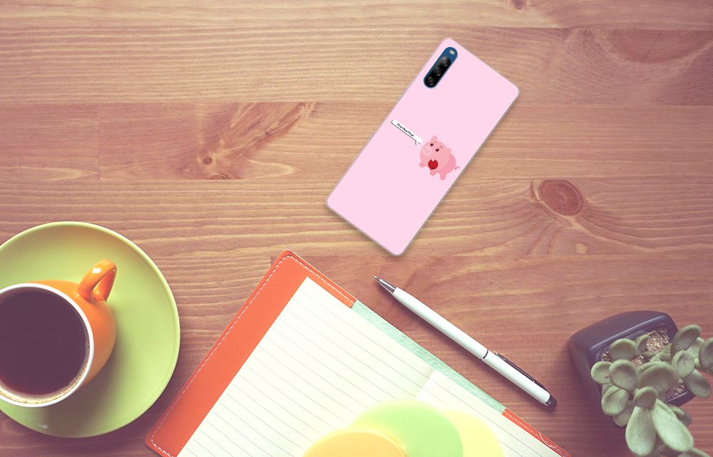 Sony Xperia L4 Telefoonhoesje met Naam Pig Mud B2C Telecom