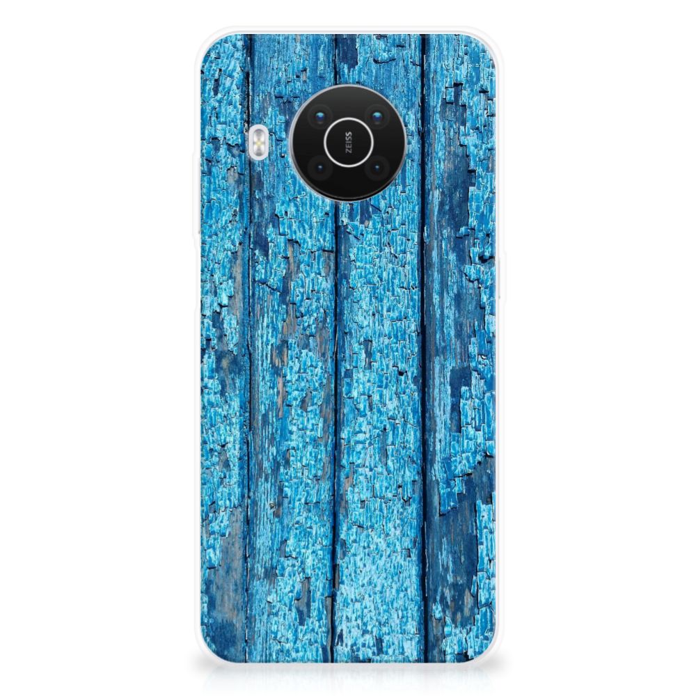 Nokia X10 | X20 Bumper Hoesje Wood Blue B2C Telecom
