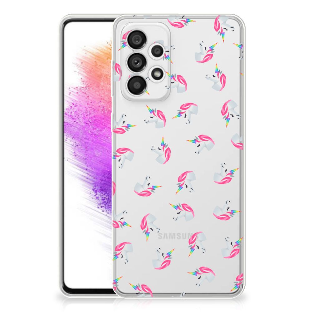 TPU bumper voor Samsung Galaxy A73 5G Unicorns B2C Telecom