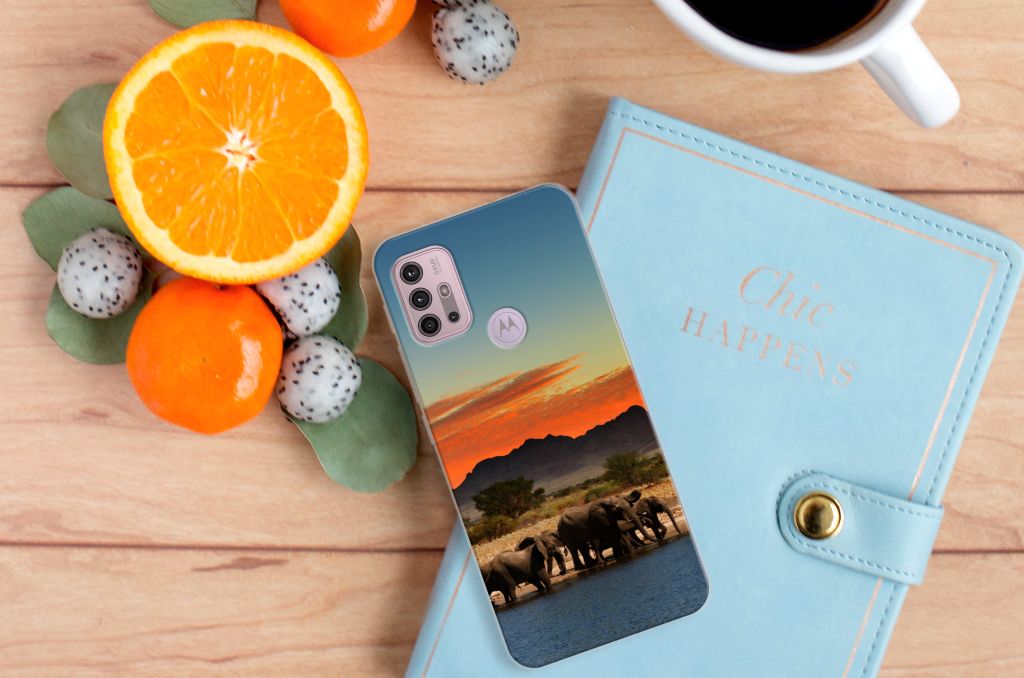 Motorola Moto G30 | G10 TPU Hoesje Olifanten B2C Telecom