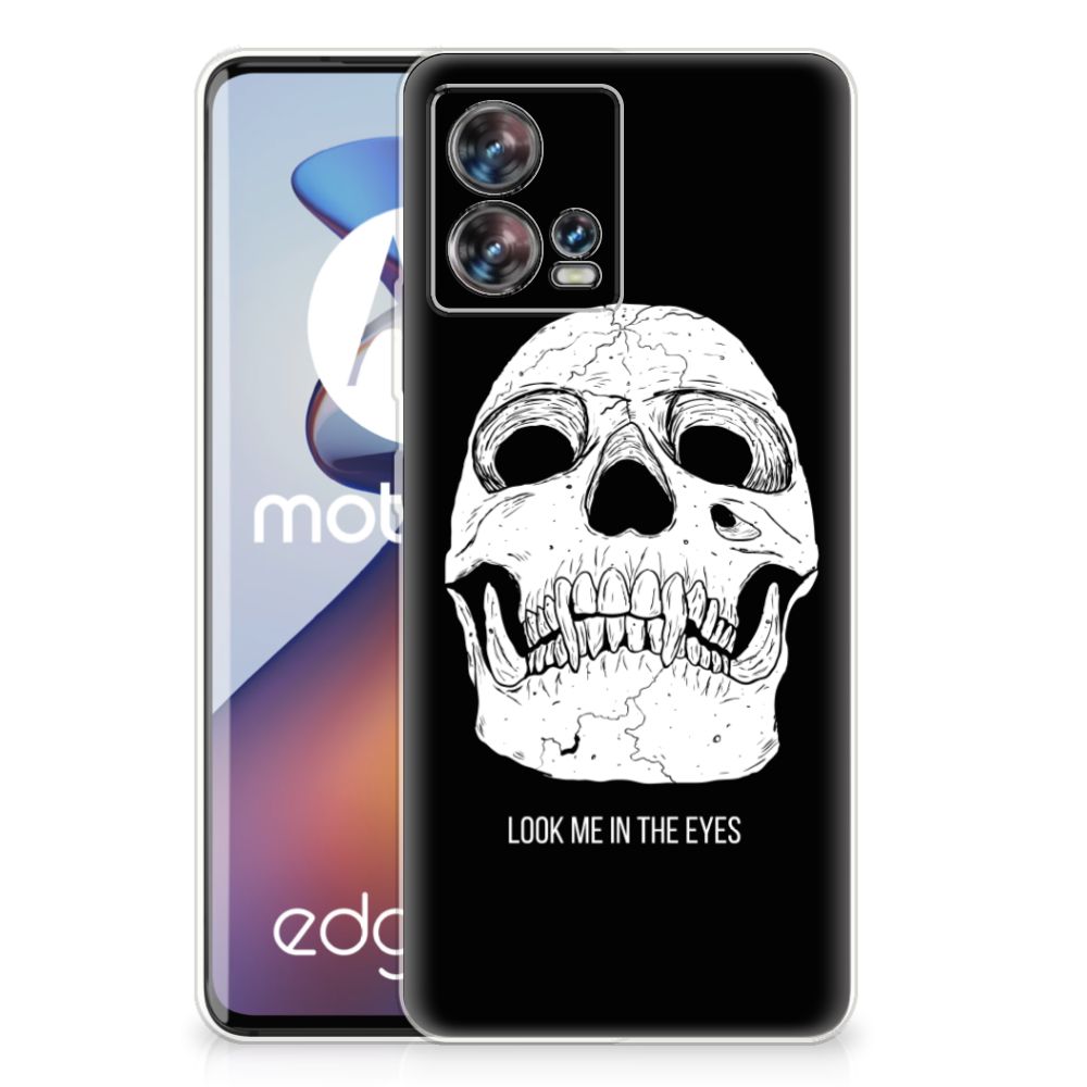 Silicone Back Case Motorola Edge 30 Fusion Skull Eyes B2C Telecom