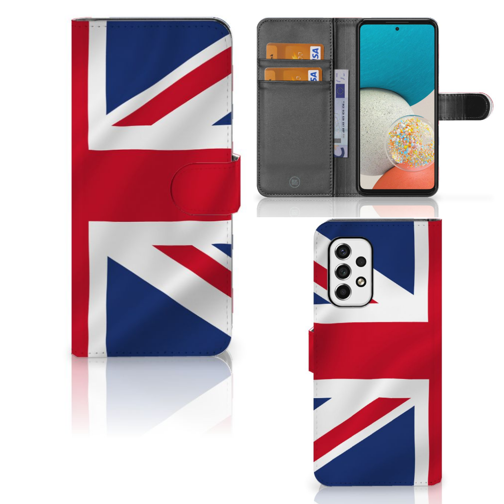 Samsung Galaxy A53 Bookstyle Case Groot-BrittanniÃĢ